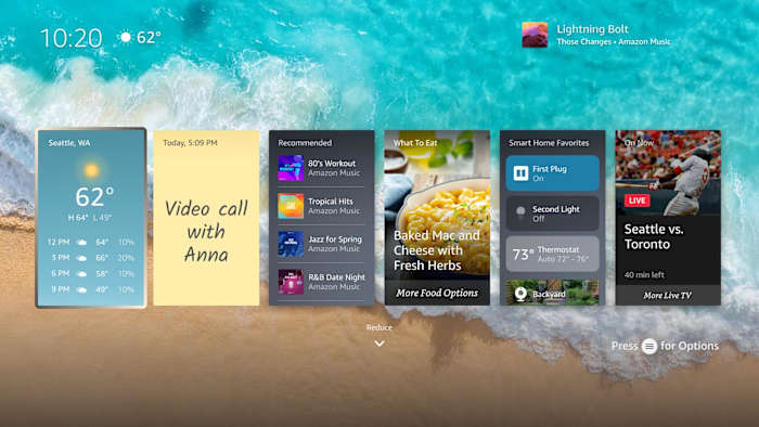 Fire TV Omni QLED Series Widgets 2